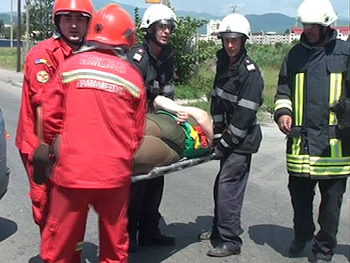 Foto: accident de circulatie - Unirii, Baia Mare (c) eMaramures.ro