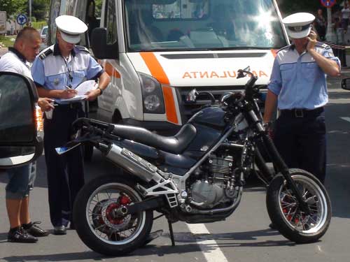 FOTO: Accident de motocicleta (c) eMM.ro