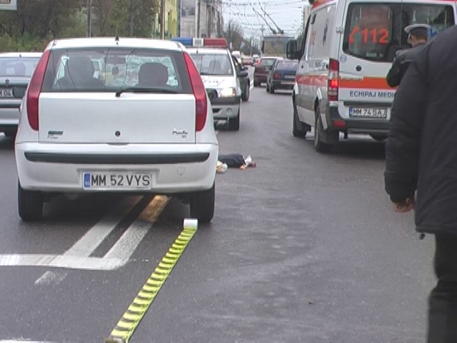 Foto accident trecere de pietoni bulevardul Bucuresti Baia Mare (c) eMaramures.ro