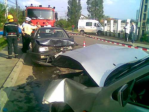 Accident de circulatie str. Victoriei Baia Mare