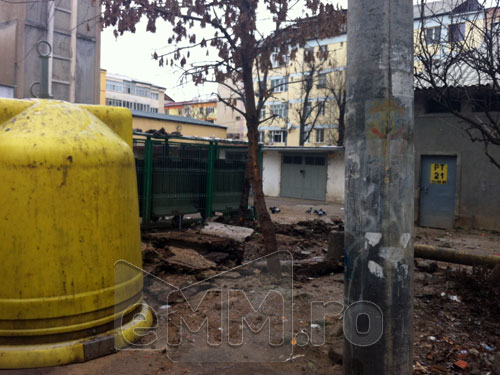 Foto: explozie gaz Culturii Baia Mare (c) eMaramures.ro