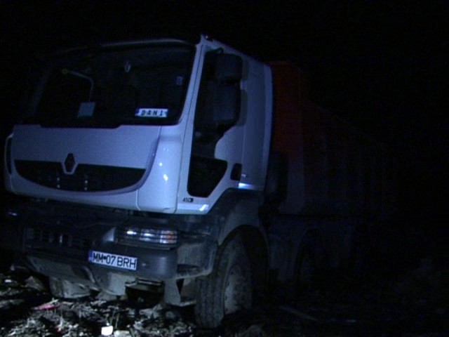 Accident la rampa de gunoi Baia Mare - defectiune electrica (c) eMaramures.ro