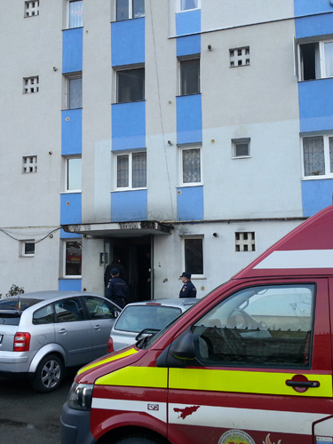 Foto: explozie apartament George Cosbuc Baia Mare (c) eMaramures.ro