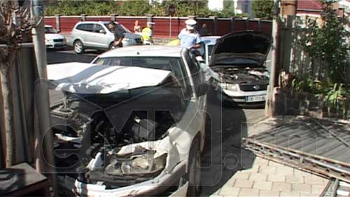 Accident violent pe strada Olarilor din Baia Mare (c) eMM.ro