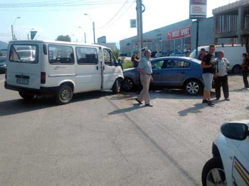 Accident pe Independentei
