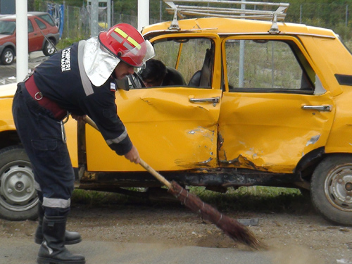 Accident intrare Baia Mare (c) eMM.ro