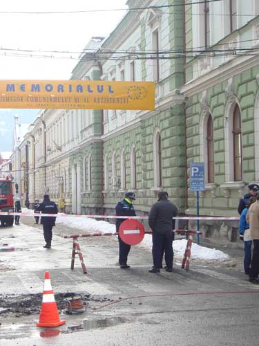 Strada exploziei din Sighet (c) eMM.ro