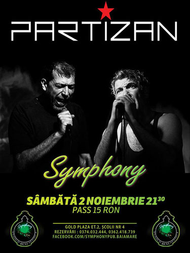 afis concert partizan