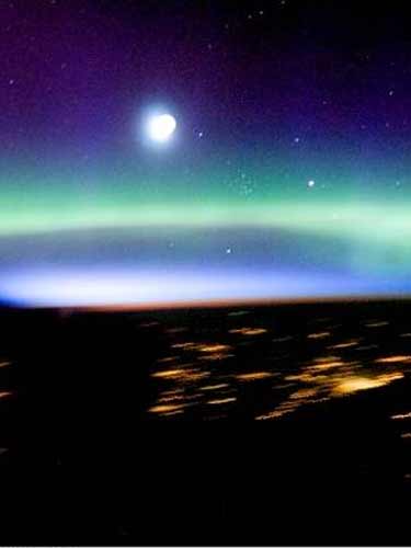 Foto aurora boreala