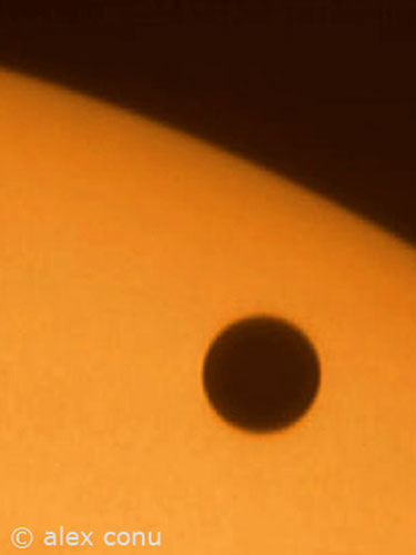 Foto: tranzit Venus peste discul Soarelui