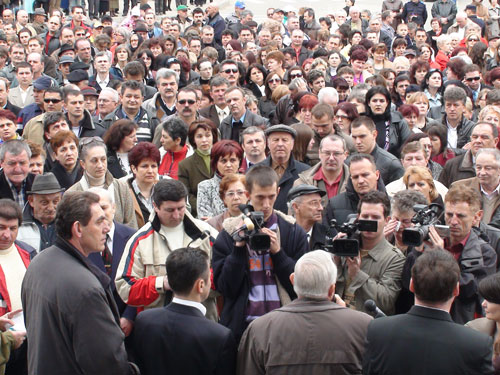 Foto miting Cristian Anghel (c) eMM.ro