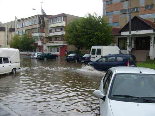 Foto inundatii Baia Mare - 11 iulie 2010