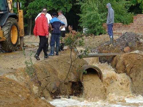 Foto inundatii Baia Sprie - 14 iulie 2010 (c) eMaramures.ro