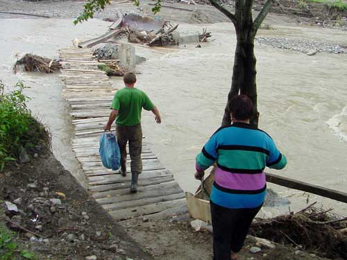 Distrugeri inundatii Viseu de Sus