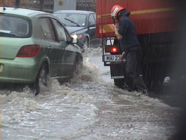 Foto inundatii Baia Mare