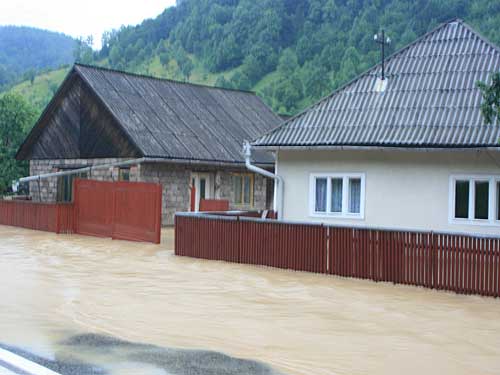 Inundatii Maramures - iulie 2008