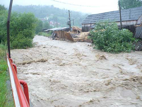 Inundatii Maramures - 27 iulie 2008