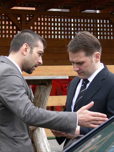 Gabriel Zetea si ministrul Dan Sova