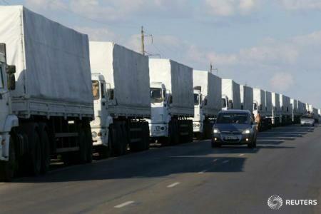 camioane umanitare (c) reuters
