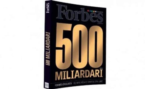 Foto: coperta Top 500 miliardari Forbes