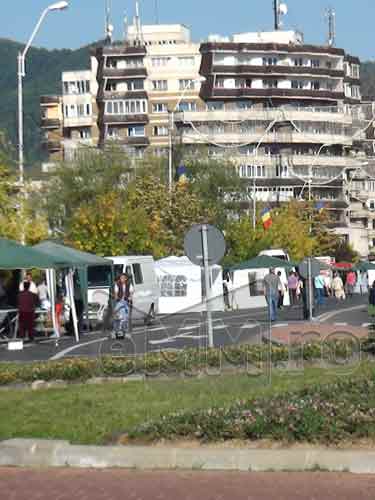 Foto: bulevardul Unirii Baia Mare - restrictii trafic Sarbatoarea Castanelor 2012 (c) eMaramures.ro