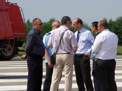 Simulare accident aviatic (c) eMM.ro