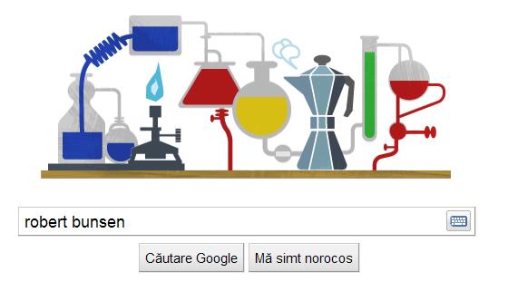Robert Bunsen pe Google
