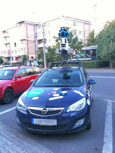 Foto: masina Google Street View - Baia Mare