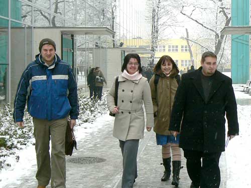 Foto studenti din Baia Mare la Universitatea Debrecen