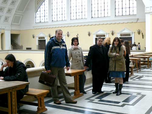 Foto studenti din Baia Mare in vizita la Universitatea Debrecen