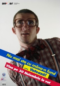 Nu sta cu mana-n fund. Voteaza. Vino pe 30 noiembrie la vot!