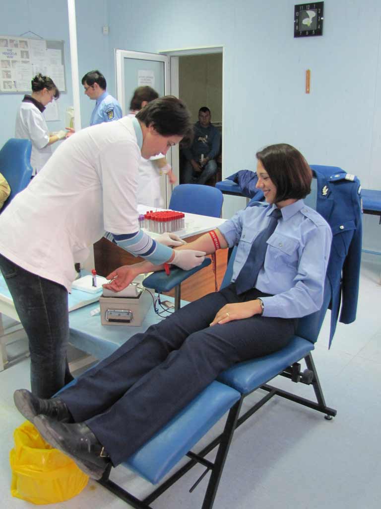 Foto: Jandarmerita - donare sange