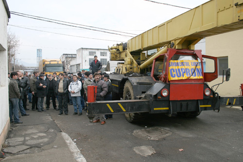 Protest Cuprom Baia Mare, 26 ianuarie 2009