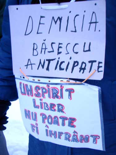 Proteste impotriva presedintelui (c) eMM.ro