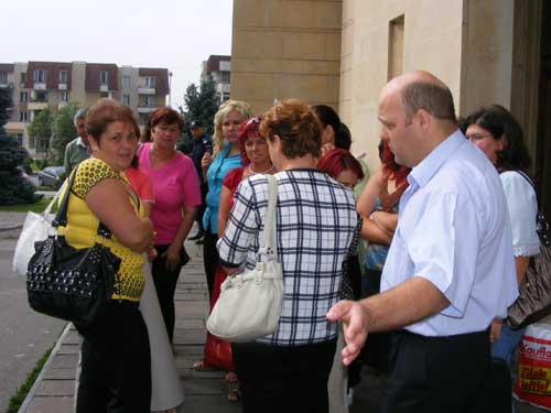 Protest Directia Copilului Baia Mare