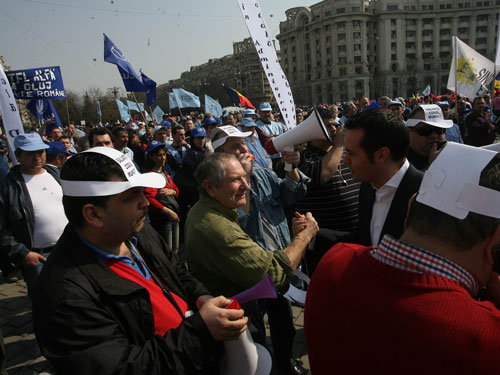 Foto: protest sindical - Bucuresti