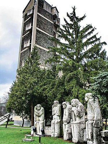 Foto Sfatul batranilor - monument Baia Mare