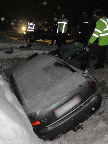 Foto: masina - accident rutier Tisa