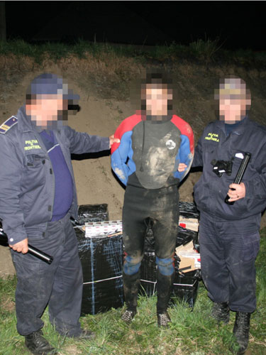 Foto: contrabandist scafandru