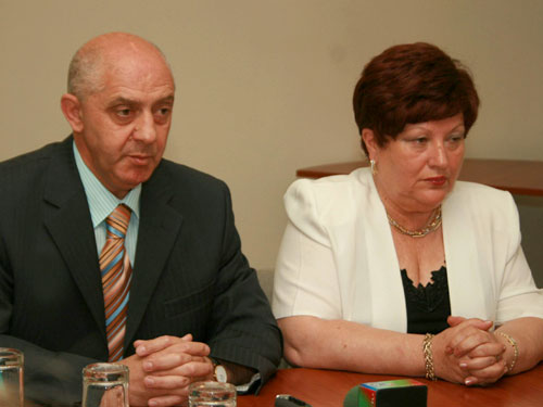 Cristian Anghel (PNL) si Eugenia Godja (PSD)