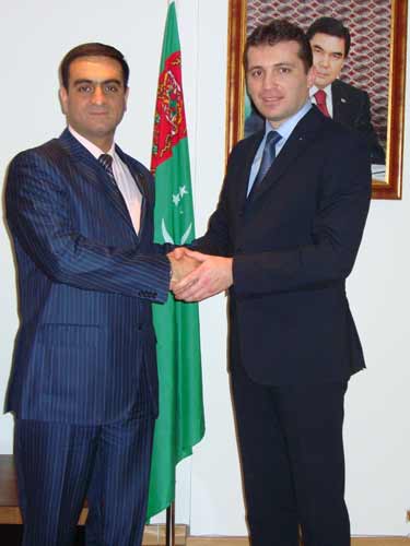 Foto Vasile Vlasin - prim-vicepremier Turkmenistan