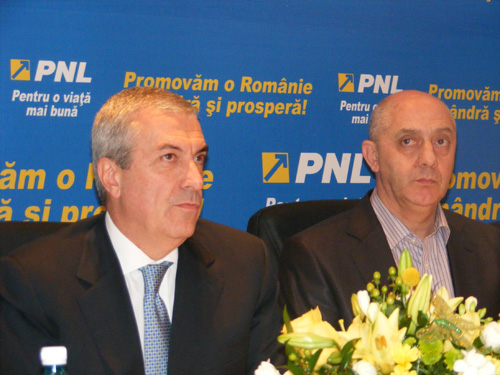 Foto: Calin Popescu Tariceanu si Cristian Anghe;