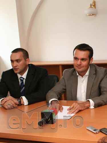 Foto: Cristian Niculescu Tagarlas si Catalin Chereches (c) eMaramures.ro