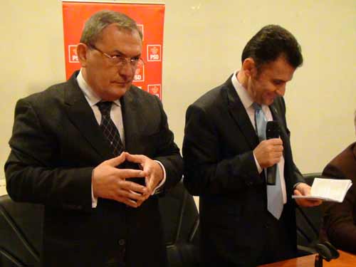 Foto Mircea Ursache si Mircea Dolha - PSD (c) eMaramures.ro