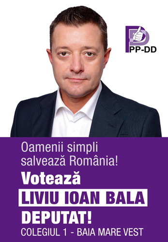 Liviu Ioan BaLa, candidat Colegiul 1 Camera Deputatilor Maramures