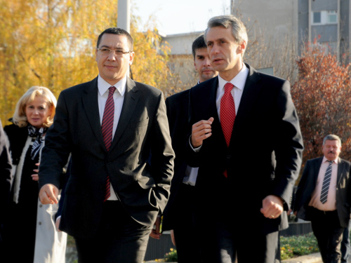 Florin Tataru si Victor Ponta, campanie alegeri parlamentare 2012