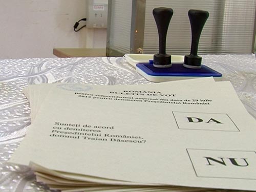 Foto: stampila vot referendum - buletin de vot referendum (c) eMaramures.ro