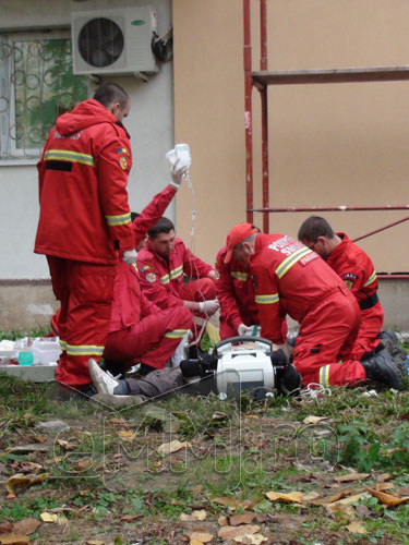 Foto: accident mortal - strada Gheorghe Bilascu Baia Mare (c) eMaramures.ro