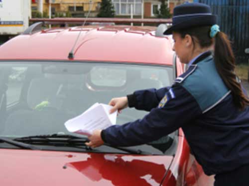 Foto actiune prevenire furturi din auto IPJ Maramures