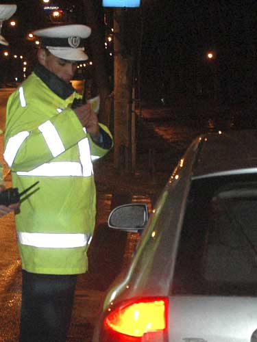 Foto politisti - control trafic